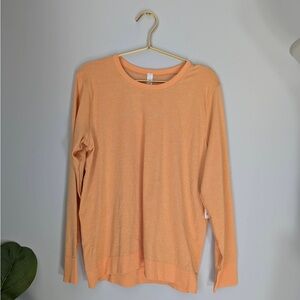 NWT Lululemon Orange Long Sleeve Knit Top
